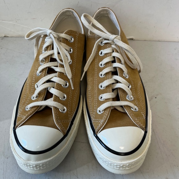 Mens Retro Low Cut Oxford Black Label Converse 70s Suede Shoes Size 8 1/2 - Picture 1 of 7